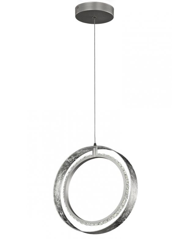 lampara colgante pan de plata