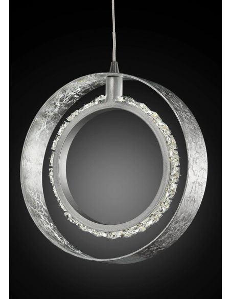 lampara colgante pan de plata