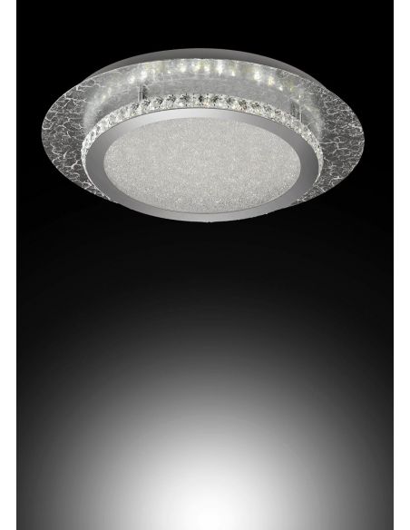 Plafón con Copens de Cristal