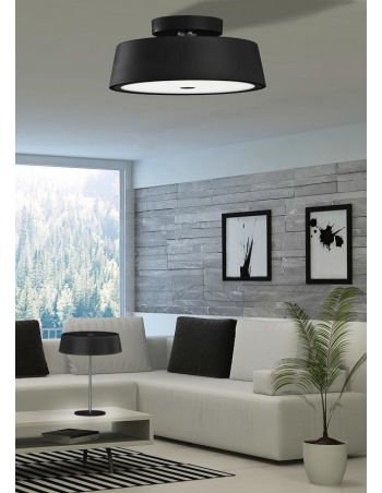 Lámpara Hall Pantalla Negra
