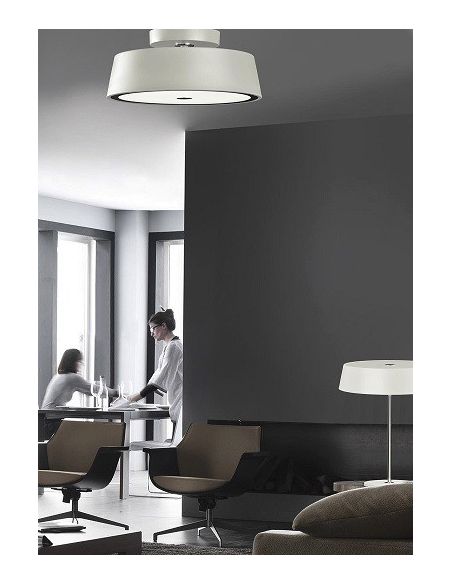 Lámparas Techo Pantallas blancas