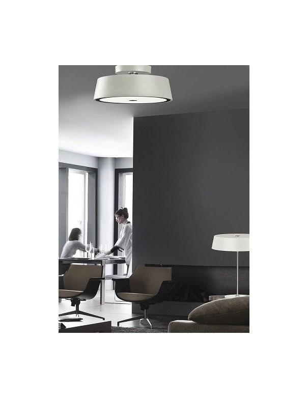 Lámpara Mesa Alta Blanca