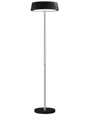 Lámparas Pie metal pantalla negra