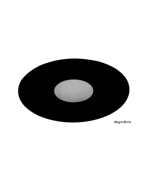 Empotrable Cristal Ciego Negro