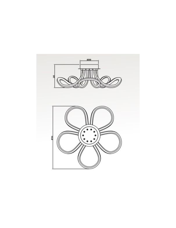 Line Plafón Led de Mantra