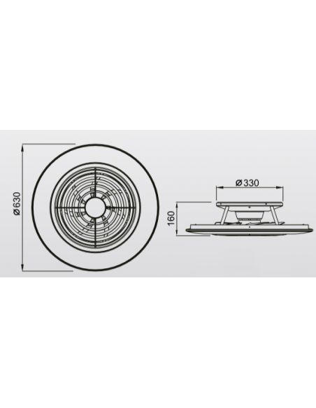 Ventilador de Techo Alisio Mantra