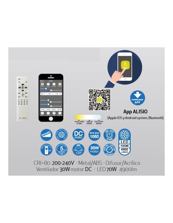 Ventilador Alisio Mantra