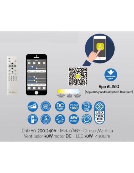 Ventilador Alisio Mantra