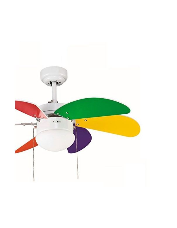 Ventilador de Techo Infantil de Colores. Oferta. Envío inmediato