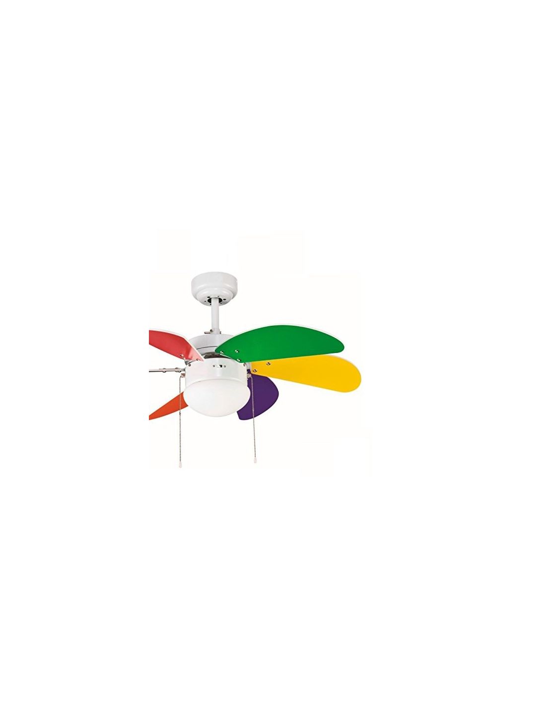 Ventilador de Techo Infantil de Colores. Oferta. Envío inmediato - Luz  Sevilla