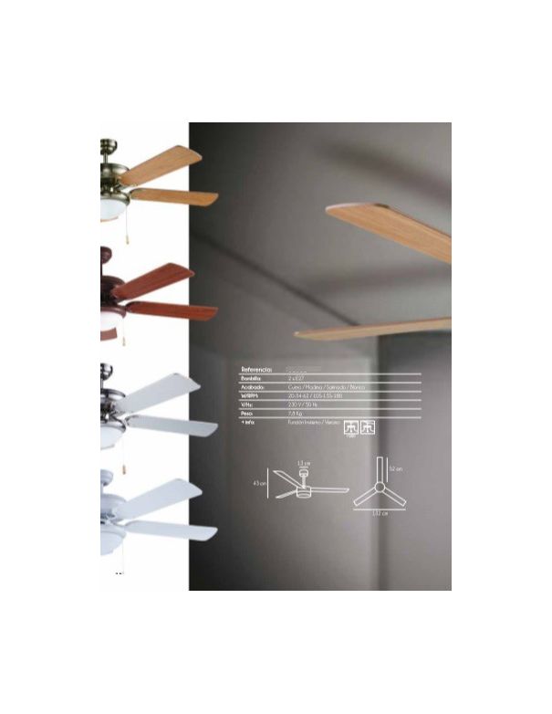 outlet ventiladores de techo blancos