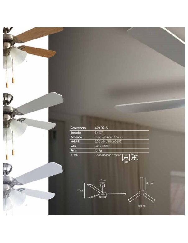 Ventiladores Con Luz  baratos