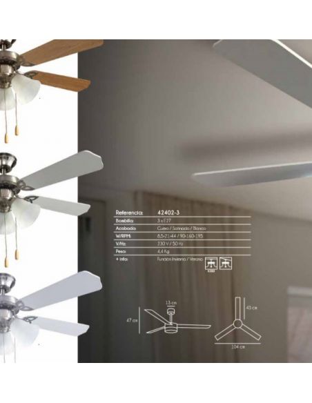 Ventiladores Con Luz  baratos