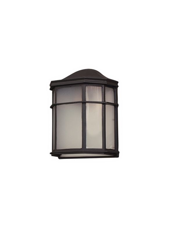 Aplique de Exterior de Aluminio Negro