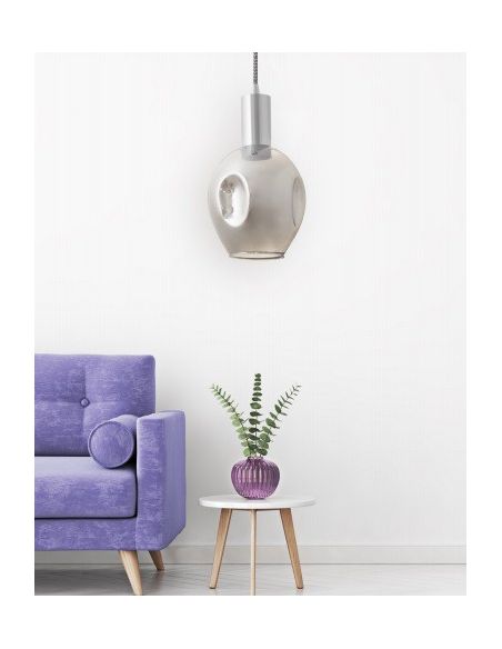 lampara colgante de cristal moderna en oferta