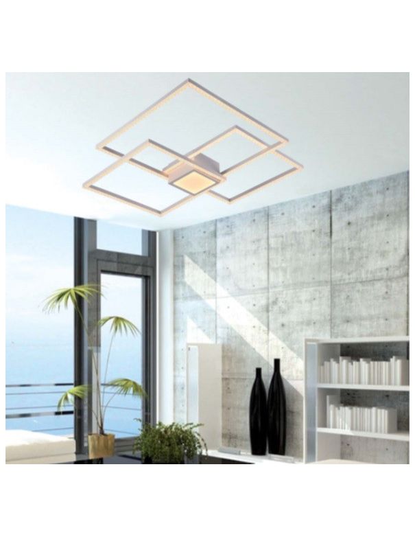 plafon led con mando a distancia y dimmer