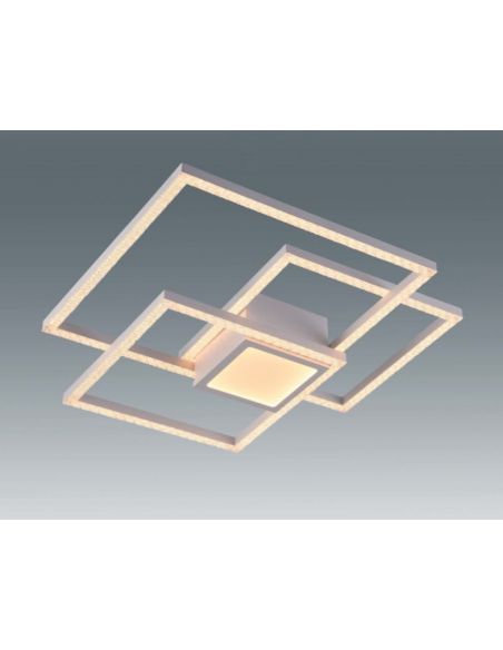 plafon led con mando que regula el color de la luz y la intensidad