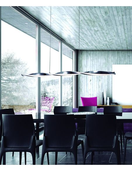 Lámpara de techo salon led con mando