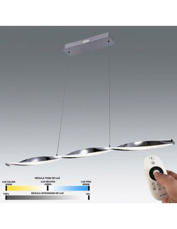 Lámpara de techo salon led con mando