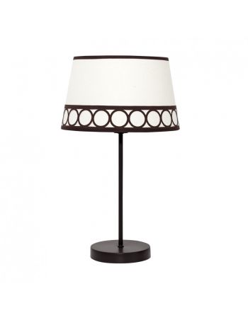 Sobremesa marrón y beige