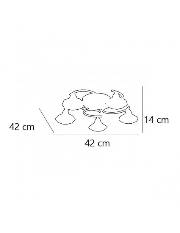 plafon de techo dorado oferta