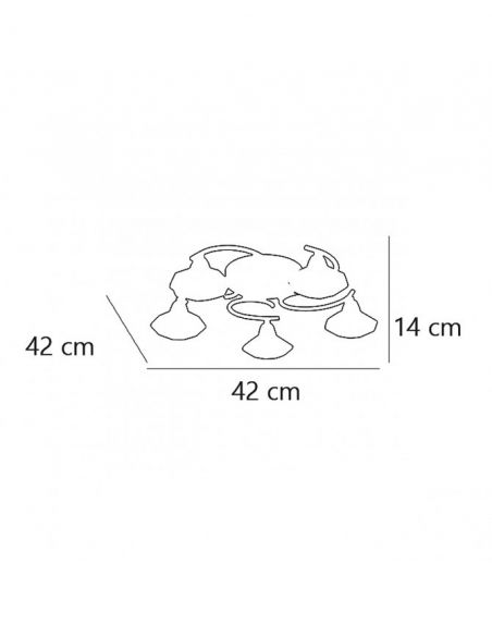 plafon de techo dorado oferta