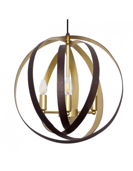 comprar lampara esferica 3 luces