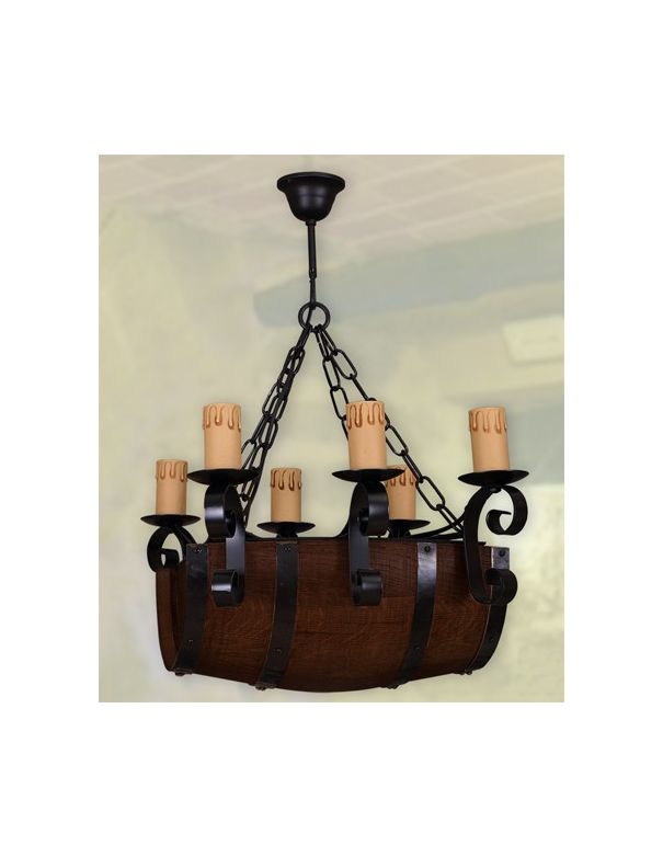 Lámpara de Colgar Barril