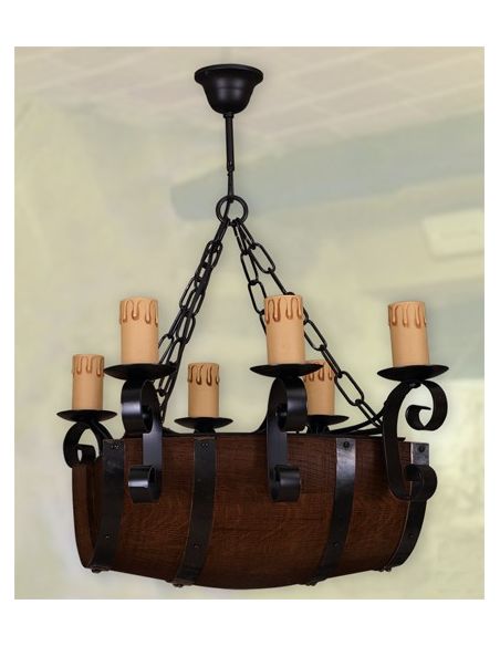 Lámpara de Colgar Barril