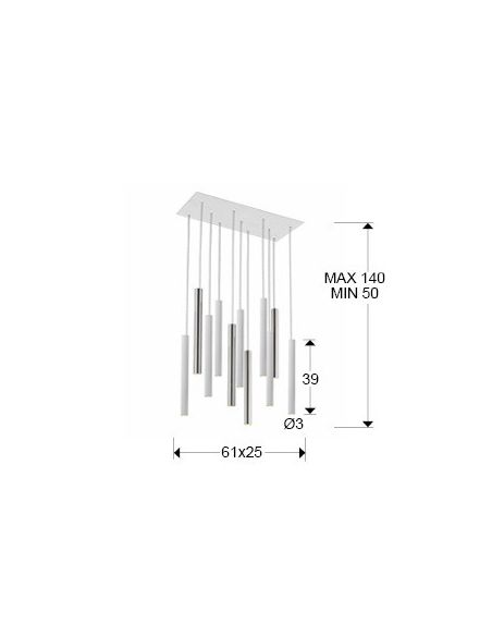 Lámpara Varas Dimable Schuller