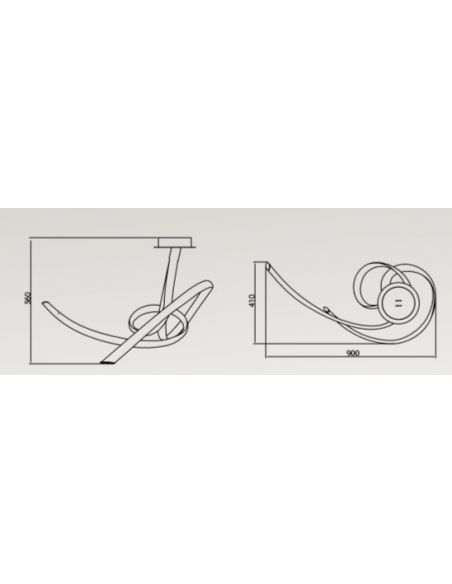 Plafones Decorativos Armonía Titanio