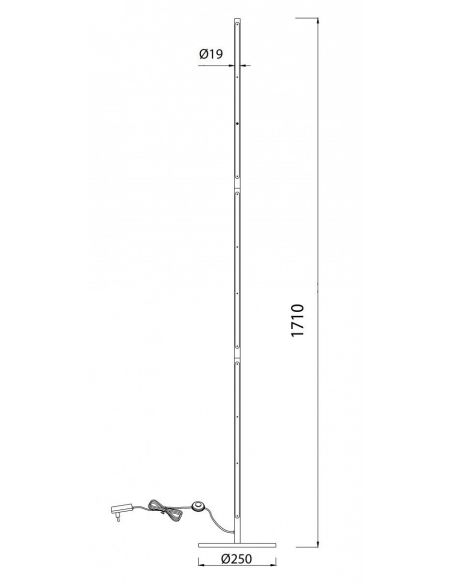 Lámpara de Pie Torch Mantra