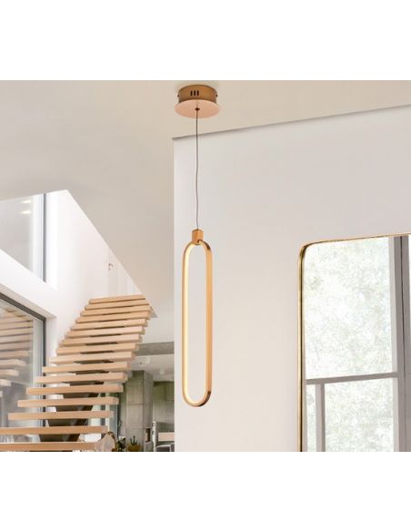 Lámpara Colgante Colette Dorada