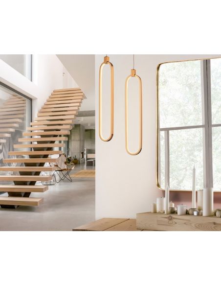 Lámpara Colgante Colette Dorada