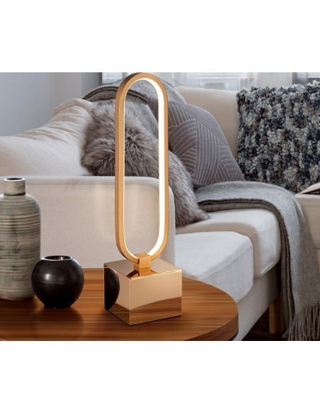 Lámpara de Mesa Colette Dorada