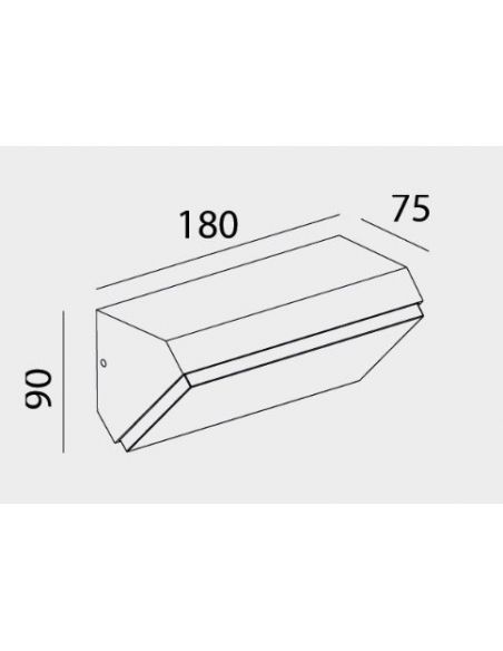 Aplique Exterior Solden Gris o Blanco