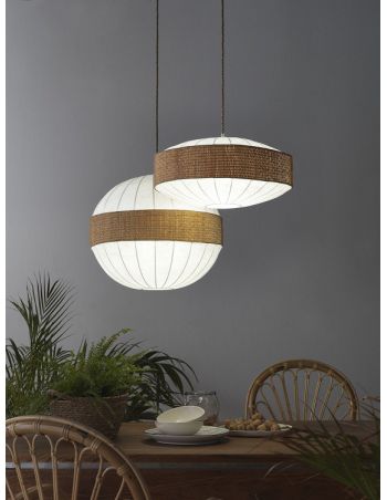 Lámpara Bola Africana 40, 50 y 60 cm