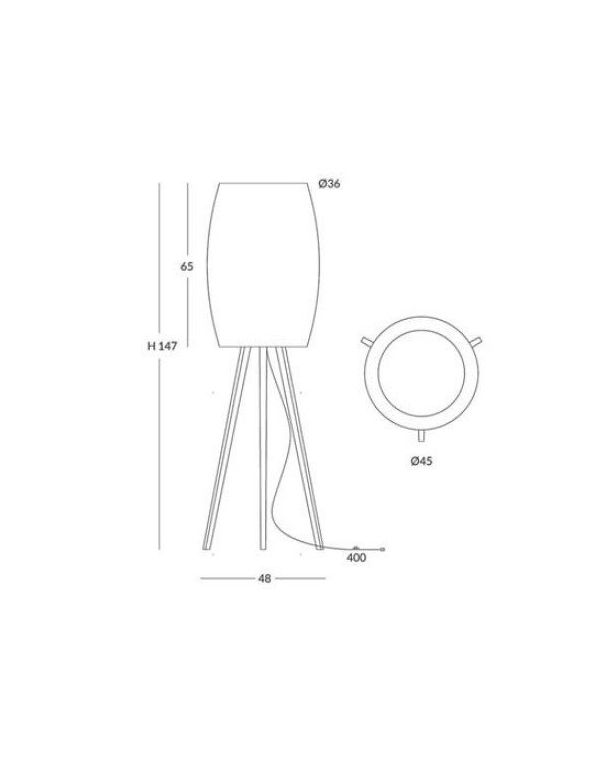 Lámpara de Pie Poma FM Iluminación