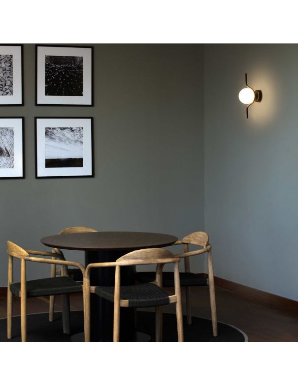 Lámparas de Diseño Pared Negra