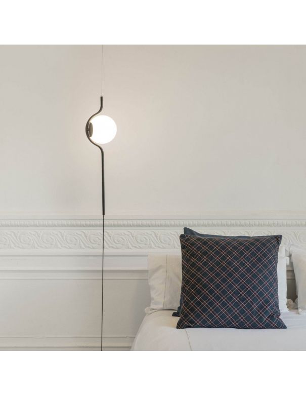 Lámpara Colgante de Techo a Suelo Color Negro