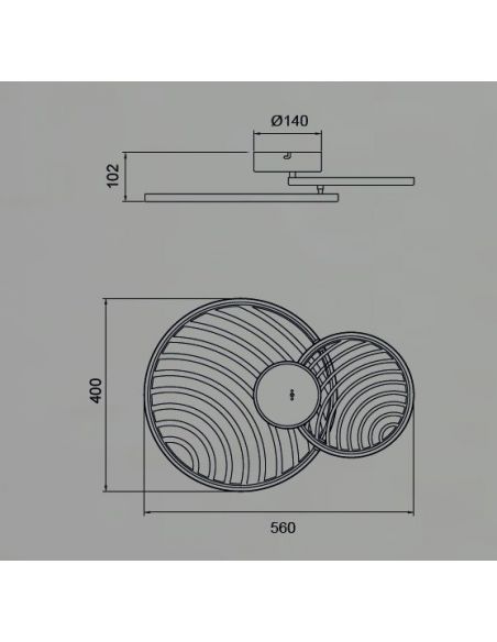 Comprar Plafón Collage Mantra Oro