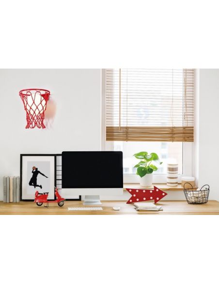 Aplique de Pared Basketball Mantra Rojo