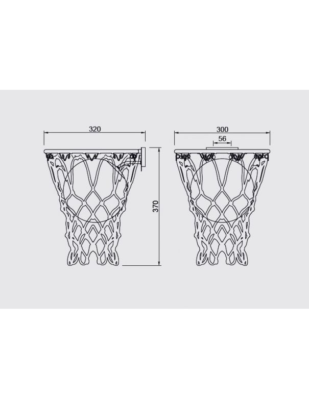 Aplique de Pared Basketball Mantra Rojo