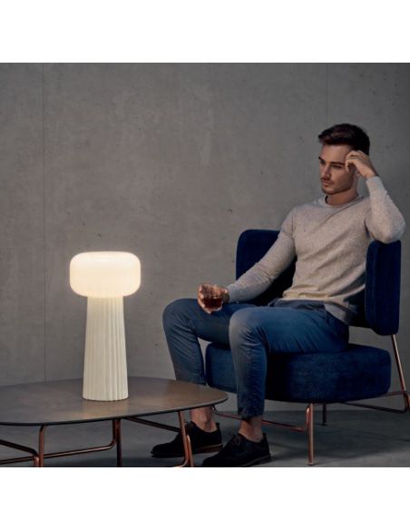 Lámpara de Mesa Faro Blanca Mantra
