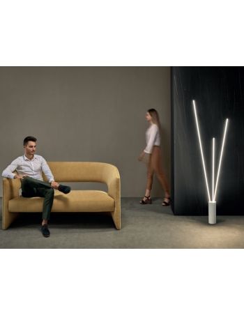 Lámpara de Pie Vertical Blanco Mantra