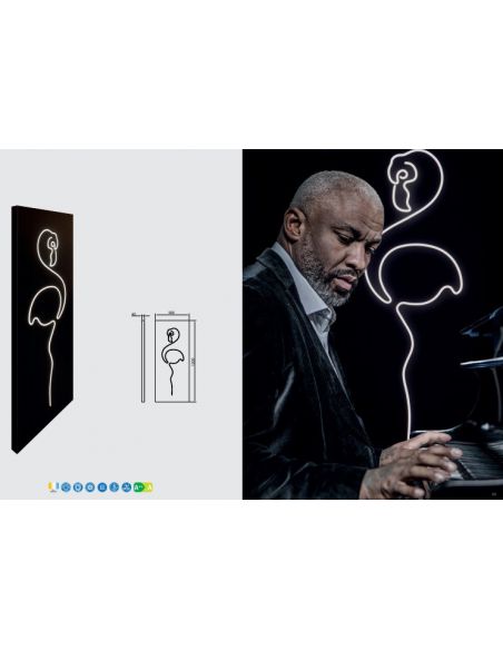 Cuadro Aplique Flamenco Mantra