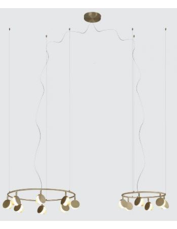 Lámpara Shell Mantra 46+66 cm