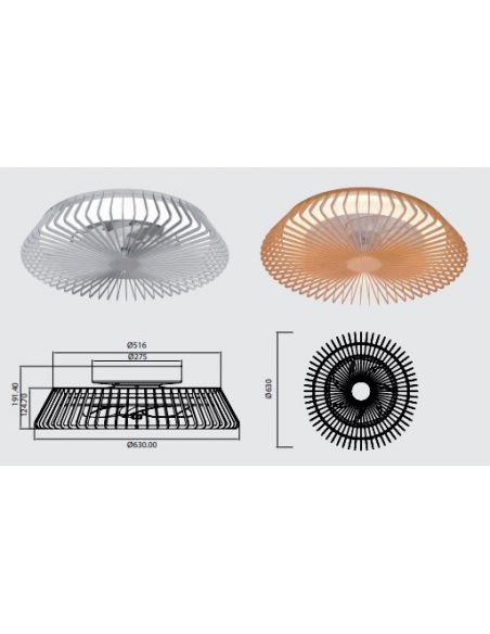 Ventilador Himalaya Madera