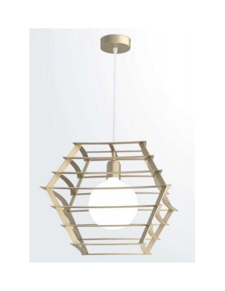 Lámpara Hexagonal de Diseño