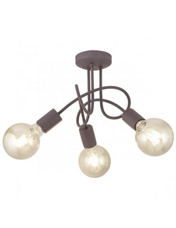 Regleta 3 Luces Marrón